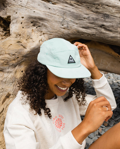 Fixie Cord 5 Panel Cap - Surf Spray - Lifestyle - Female