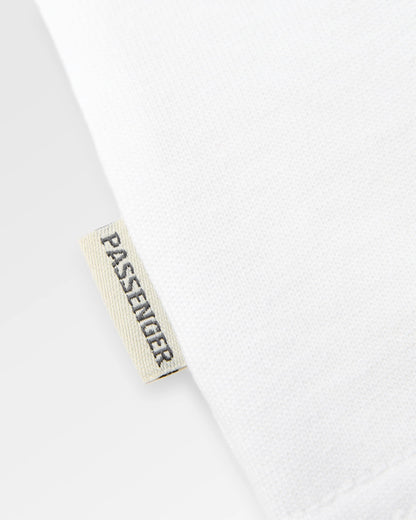 Vita Logo Relaxed Fit LS T-Shirt - White - Flatlay