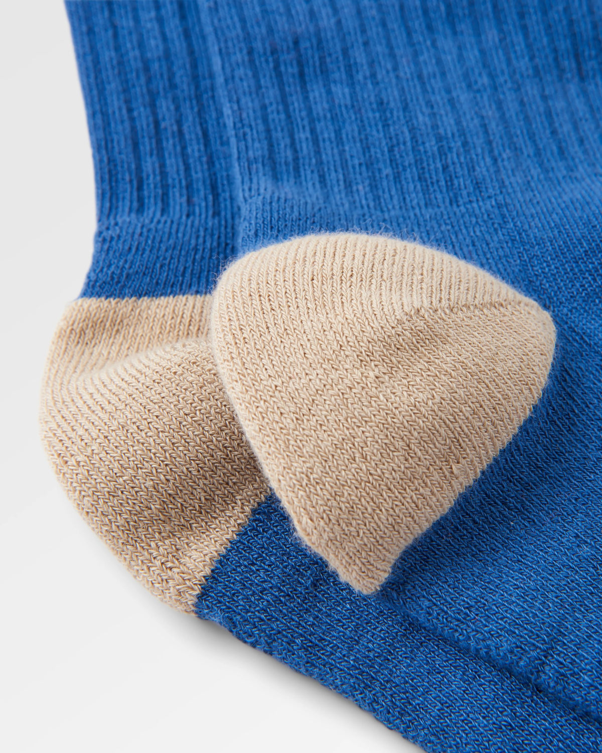 Rambler Midweight Crew Socks - Moonlight Blue - Flatlay