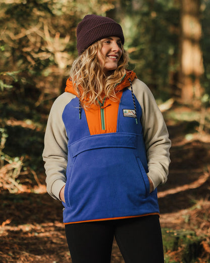 Alexander Polar Hooded Fleece - Azure Blue - Lifestyle