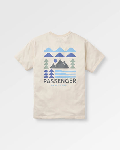 Cutout Cotton T-Shirt - Birch - Flatlay