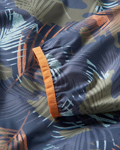 Gusto Windshell Anorak - Palm Camo Apricot - Flatlay