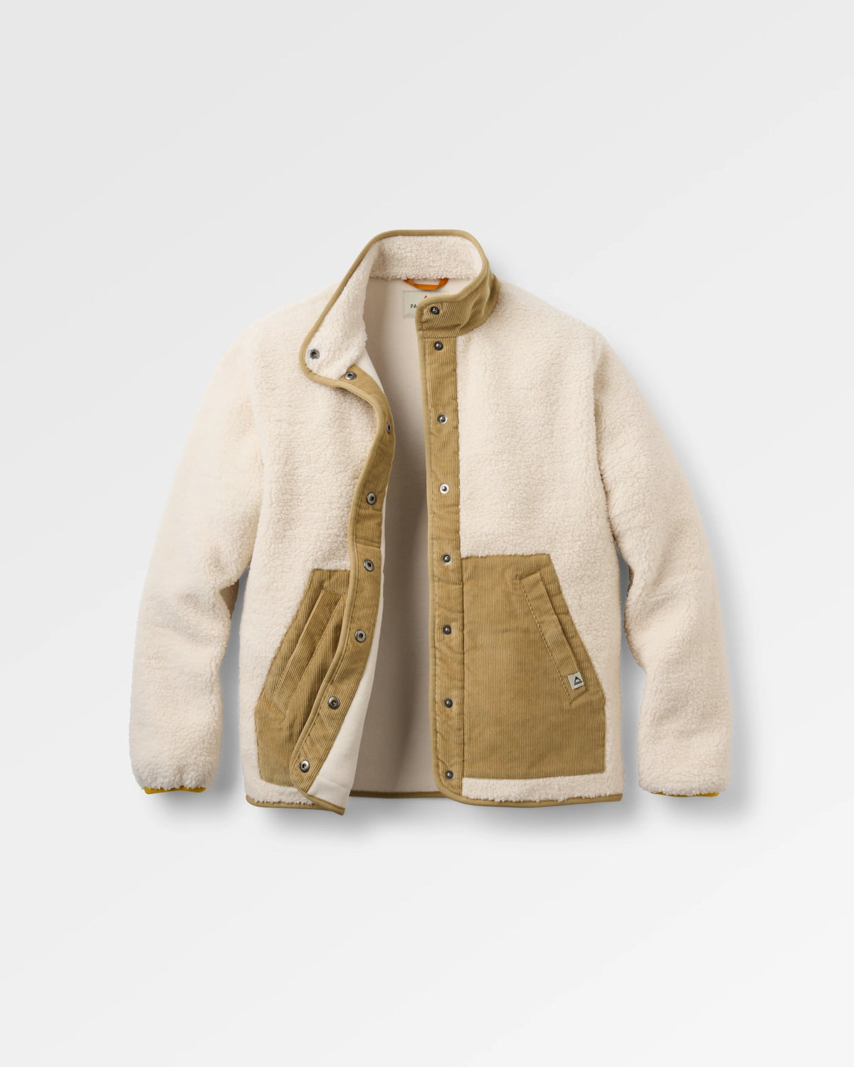 Clover Sherpa Fleece - Vintage White - Flatlay
