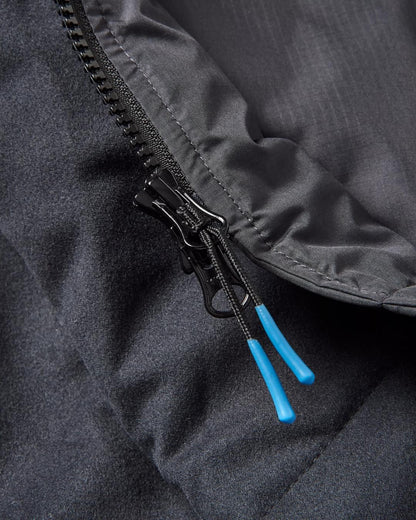 Escapism Towel Lined Changing Robe - Black - Flatlay