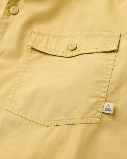Acreage Cotton LS Shirt - Warm Beige - Flatlay