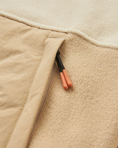 Bea Polar Fleece - Stone - Flatlay