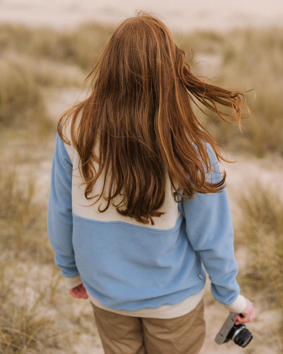 Caspian Polar Fleece - Faded Denim - Lifestyle
