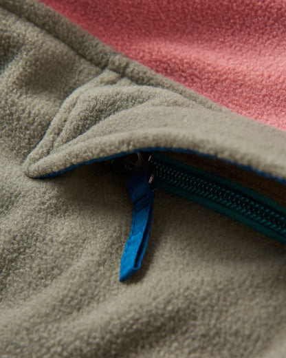 Alexander Polar Hooded Fleece - Dusty Rose - Flatlay
