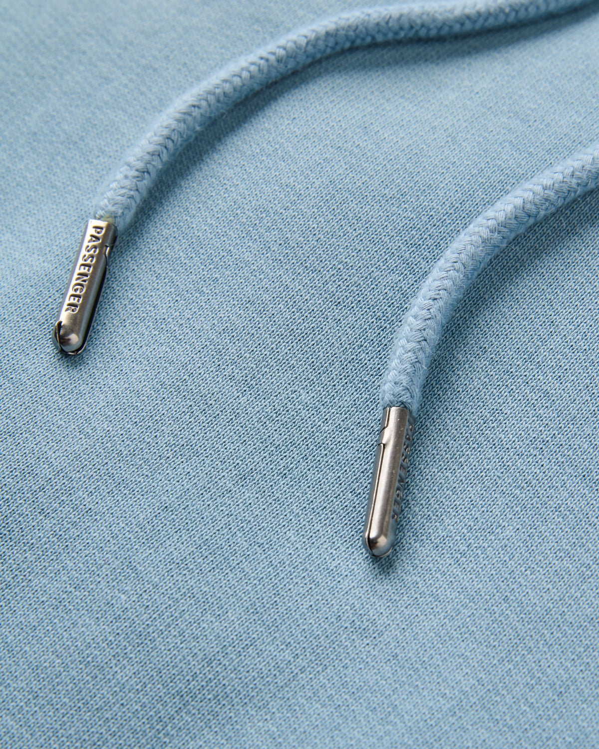Escapism Regular Fit Hoodie - Faded Denim - Flatlay