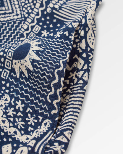Copetín Jumpsuit - Vintage Patchwork Navy - Flatlay