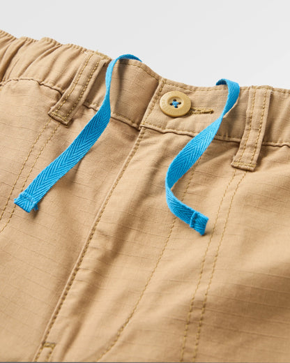 Rif-Raf Cotton Ripstop Trouser - Biscuit - Flatlay