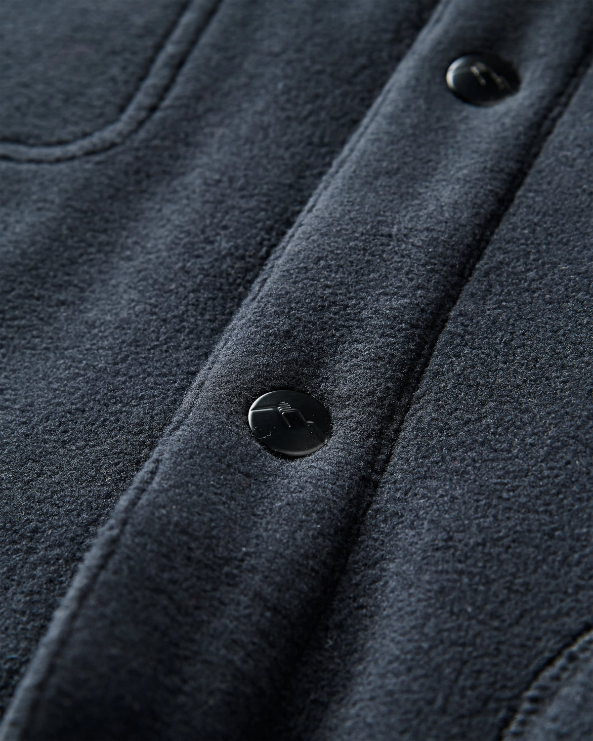 Adapt Polartec® Overshirt - Black - Flatlay