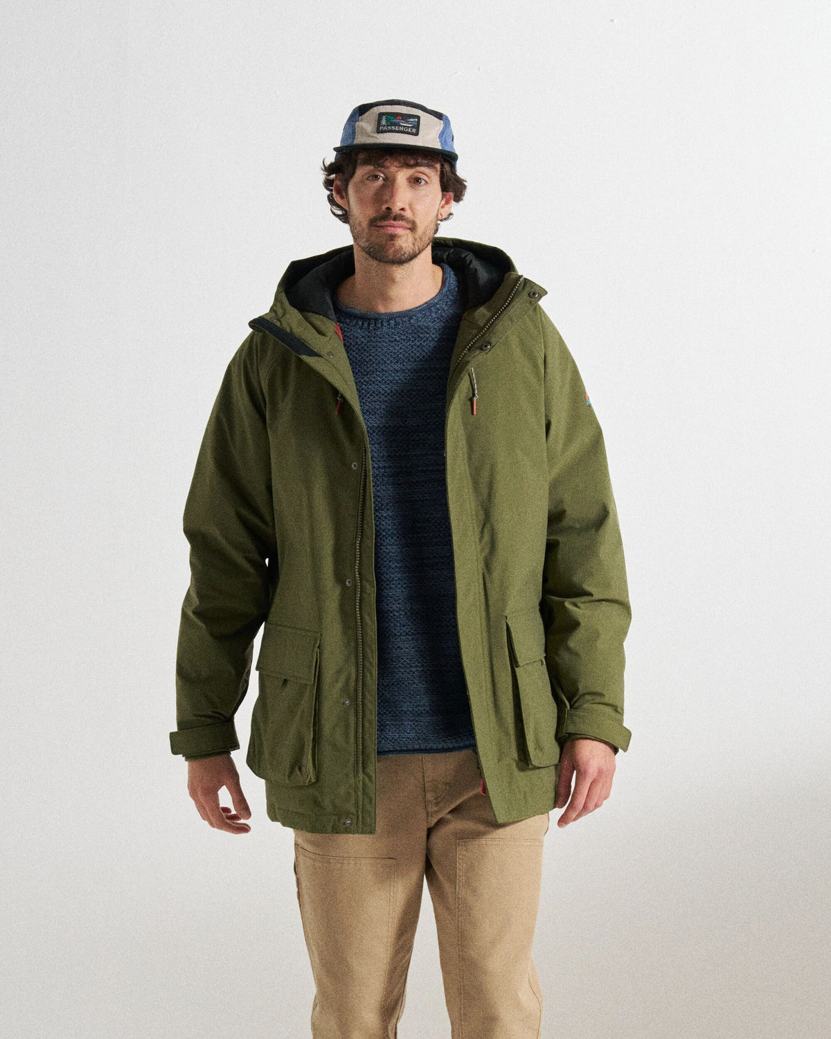 Baltic Insulated Parka - Khaki - Studio Model
