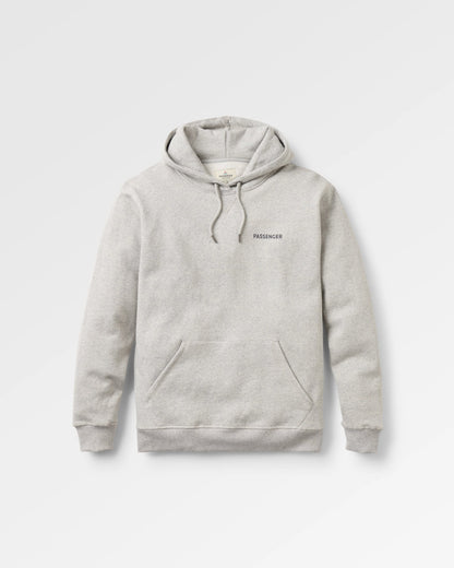 Roamer Hoodie - Grey Marl - Flatlay