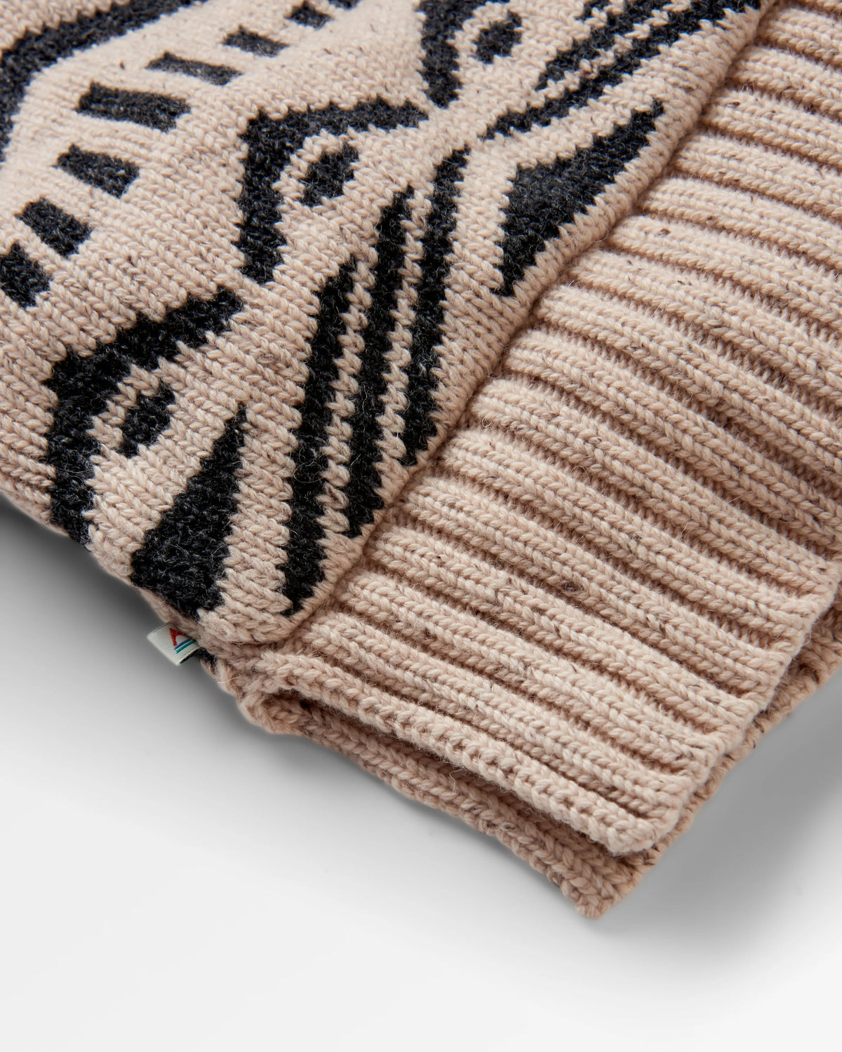 Snoozle Knitted Hooded Cardigan - Oatmeal - Flatlay