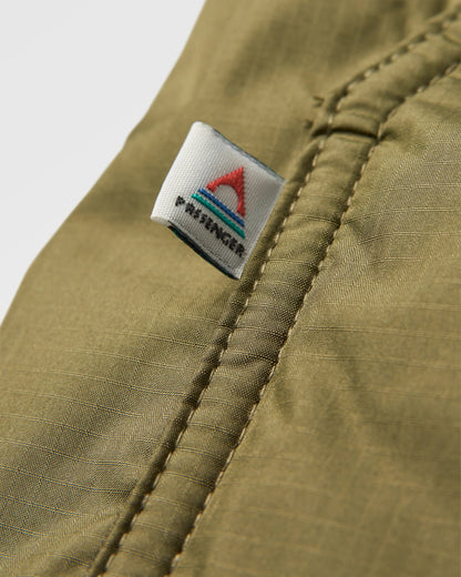 Waves Sherpa Lined Changing Robe - Khaki - Flatlay