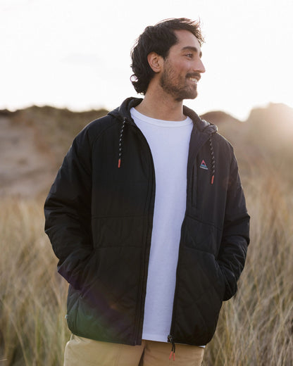 Dylan Insulated Full Zip Jacket - Black - Lifestyle