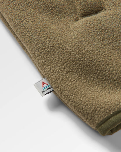 Nestling Polar-Lined Sherpa Fleece - Mount Scenic Khaki - Flatlay