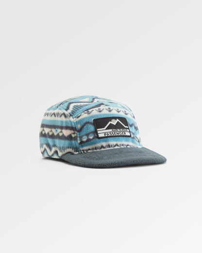 Pine Polar Fleece Cap - Mountain Geo Arctic - Flatlay