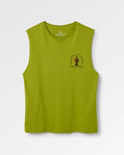 Men's Explore Vest - Tea Green - Flatlay