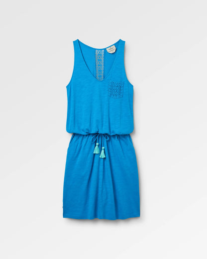 Rivergate Dress - Bluejay - Flatlay