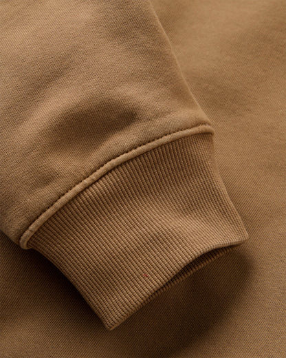 Vita Cotton Relaxed Fit Sweatshirt - Caramel - Flatlay