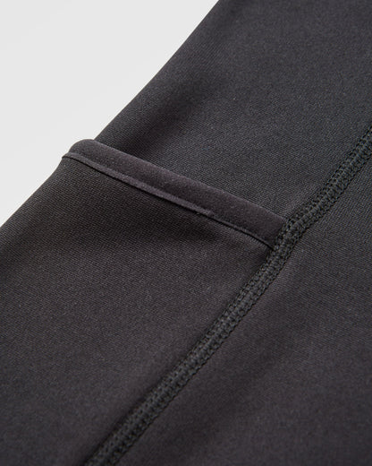 Wintergreen Polartec® Legging - Black - Flatlay