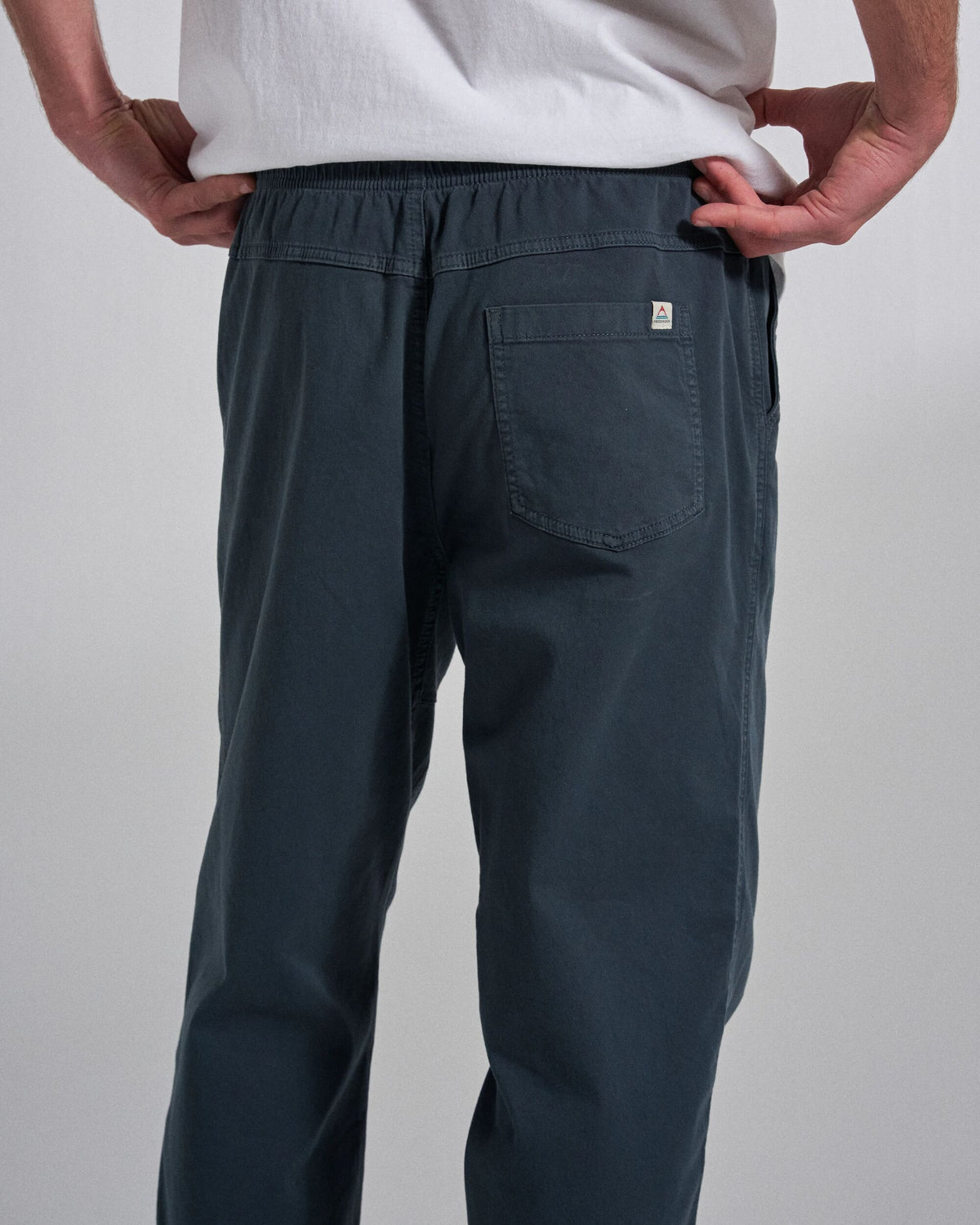 Drifter Twill Relaxed Fit Trouser - Charcoal - Studio Model