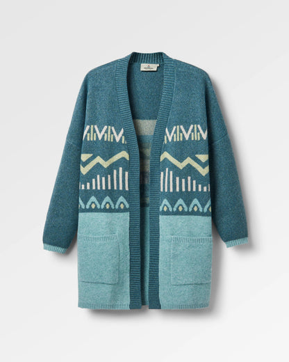 Nettle Knitted Cardigan - Arctic - Flatlay