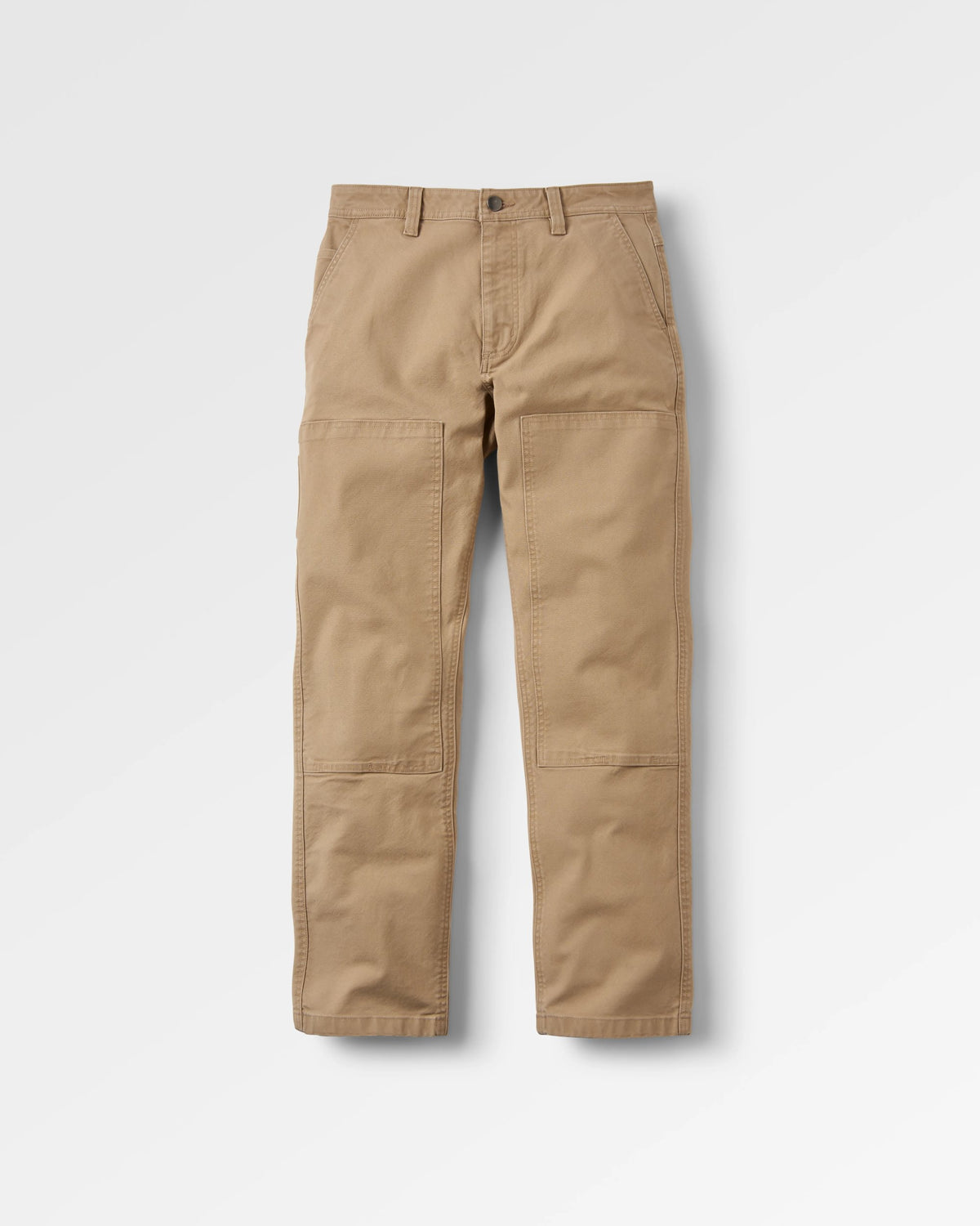 Vantage Cotton Canvas Trouser - Biscuit - Flatlay