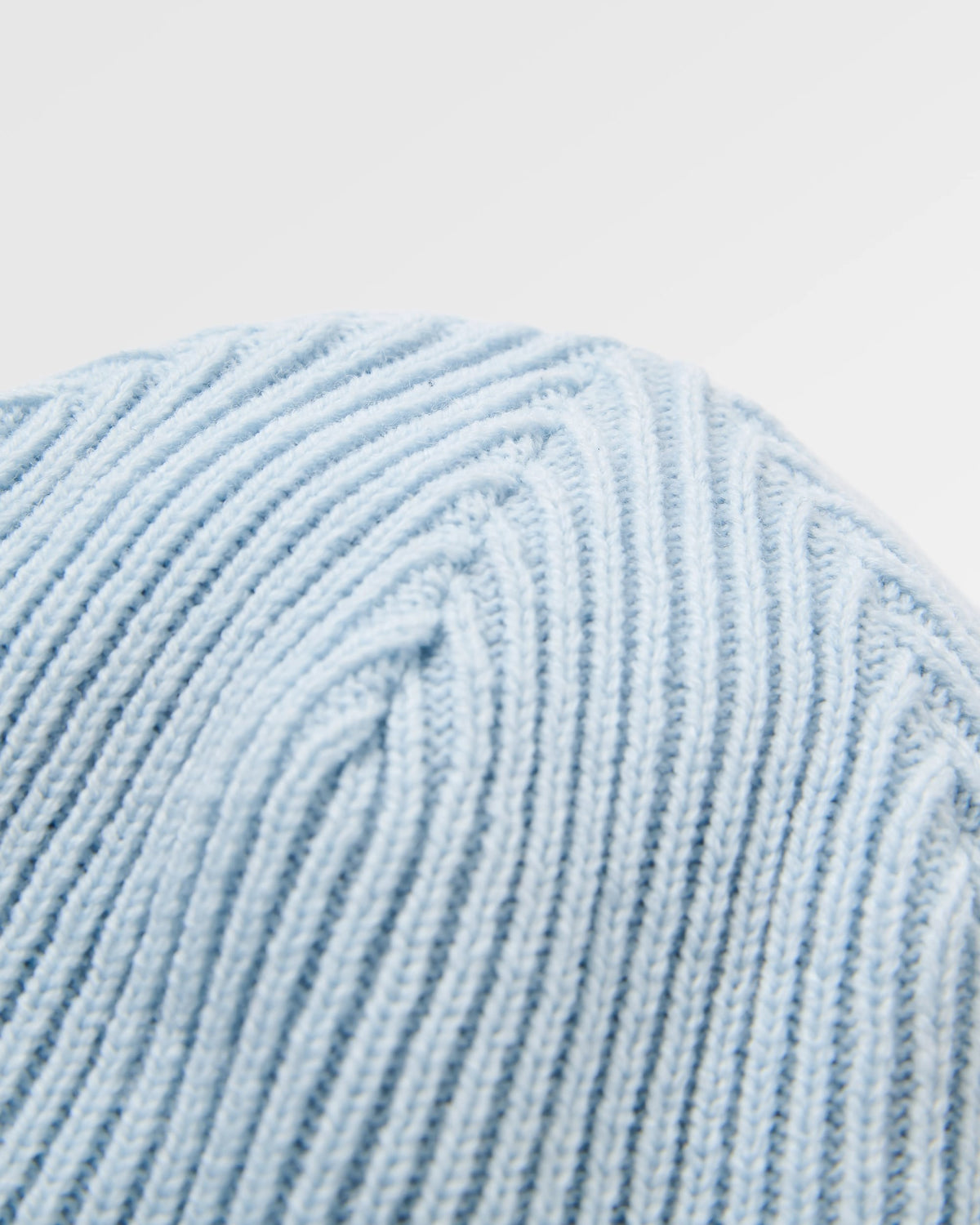 Outlook Reversible Beanie - Ice Blue / Electric Blue - Flatlay
