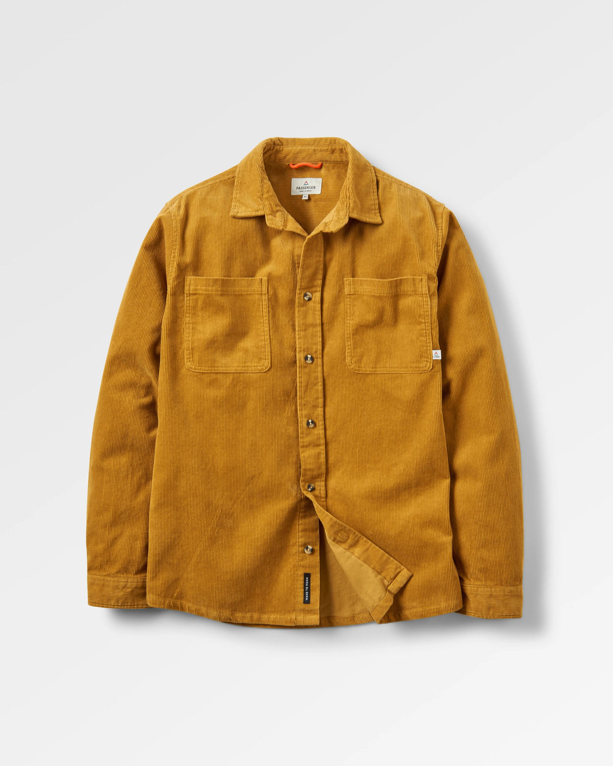 Backcountry Cord Shirt - Mustard Gold - Flatlay