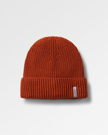 Compass Beanie - Rust - Flatlay