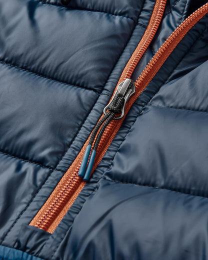 Roamer Insulated Overhead Jacket - Rich Navy/Cobalt - Flatlay