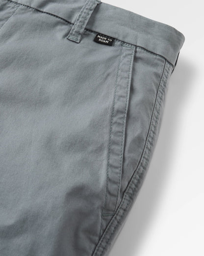 365 Light Cotton Trouser - Storm Grey - Flatlay