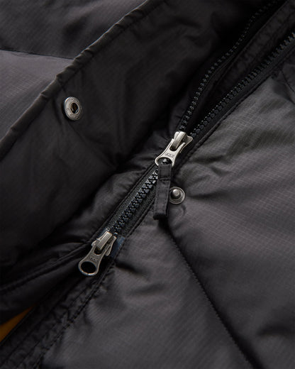Tasman Long Insulated Jacket - Black - Flatlay