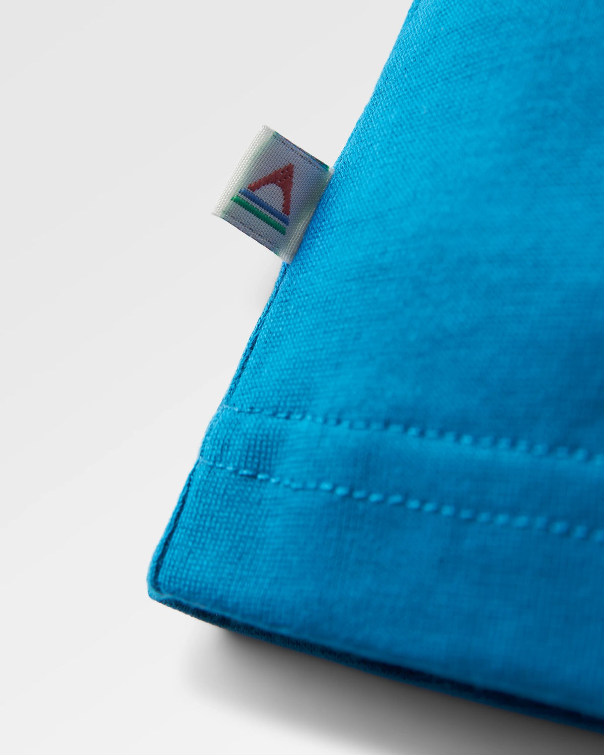 Outdoor Gear Cotton T-Shirt - Azure Blue - Flatlay