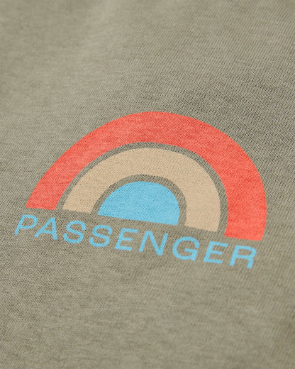 Riser LS T-Shirt - Dusty Olive - Flatlay