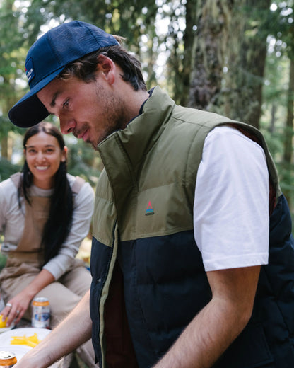 Baltic Insulated Gilet - Black/Khaki - Lifestyle
