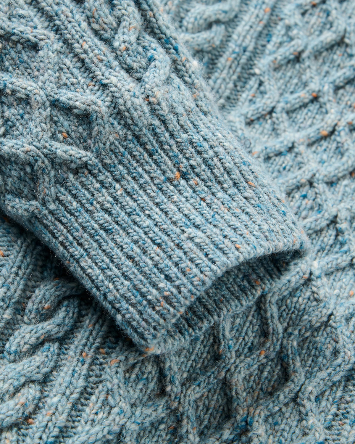 Sandbar Merino Blend Knitted Jumper - Arctic - Flatlay