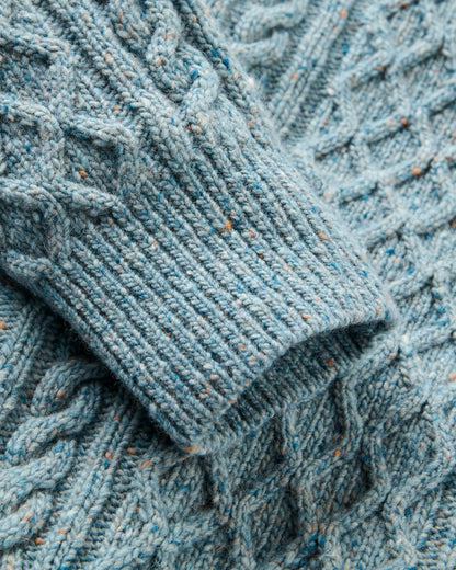 Sandbar Merino Blend Knitted Jumper - Arctic - Flatlay