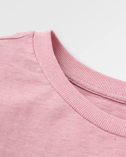 Odyssey Cotton T-Shirt - Pink Haze - Flatlay