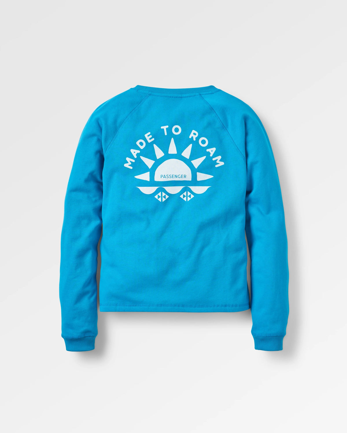 Sunburst Sweatshirt - Blue Pool - Flatlay