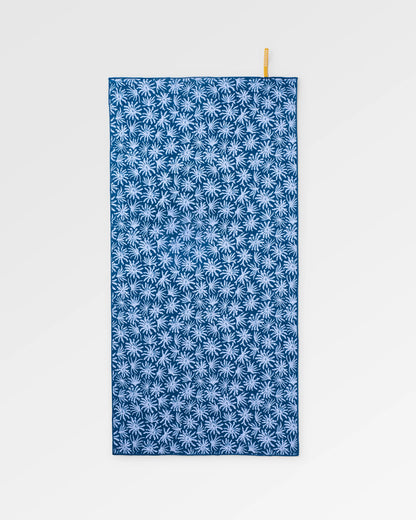 Travel Quick Dry Towel - Seaweed Blue Steel - Flatlay