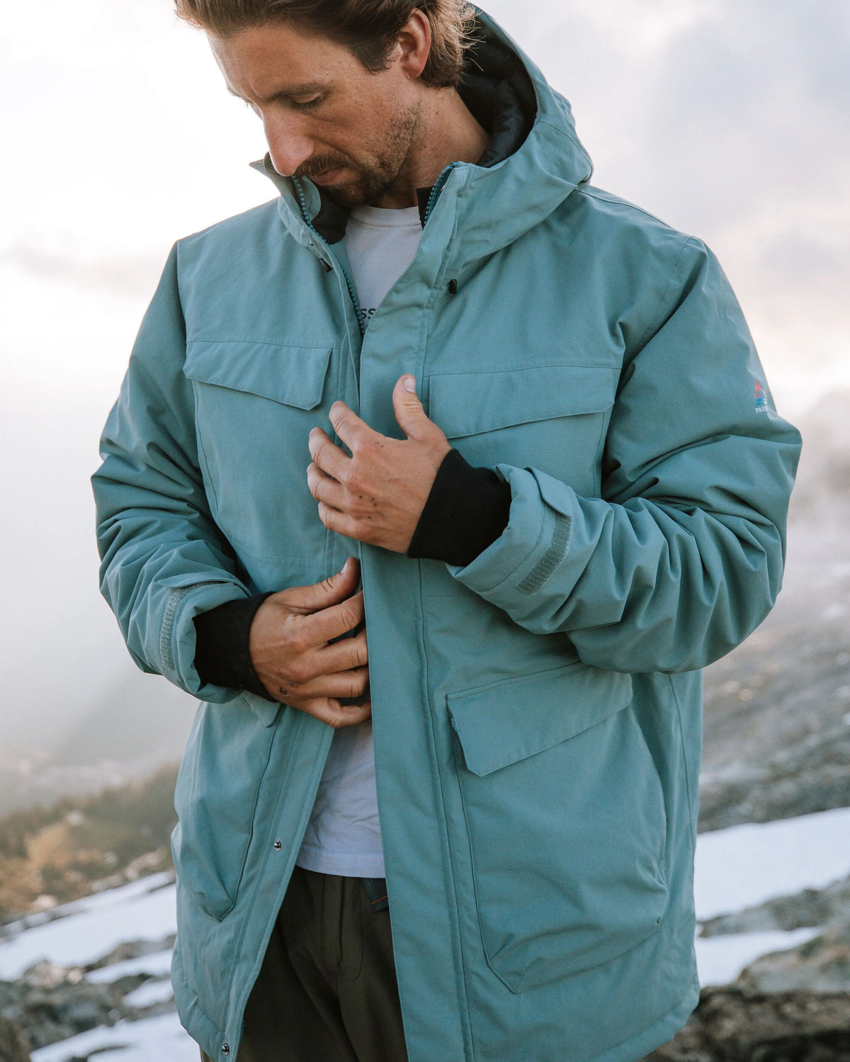 Explorer Waterproof Down Parka - Stormy Sea - IGC