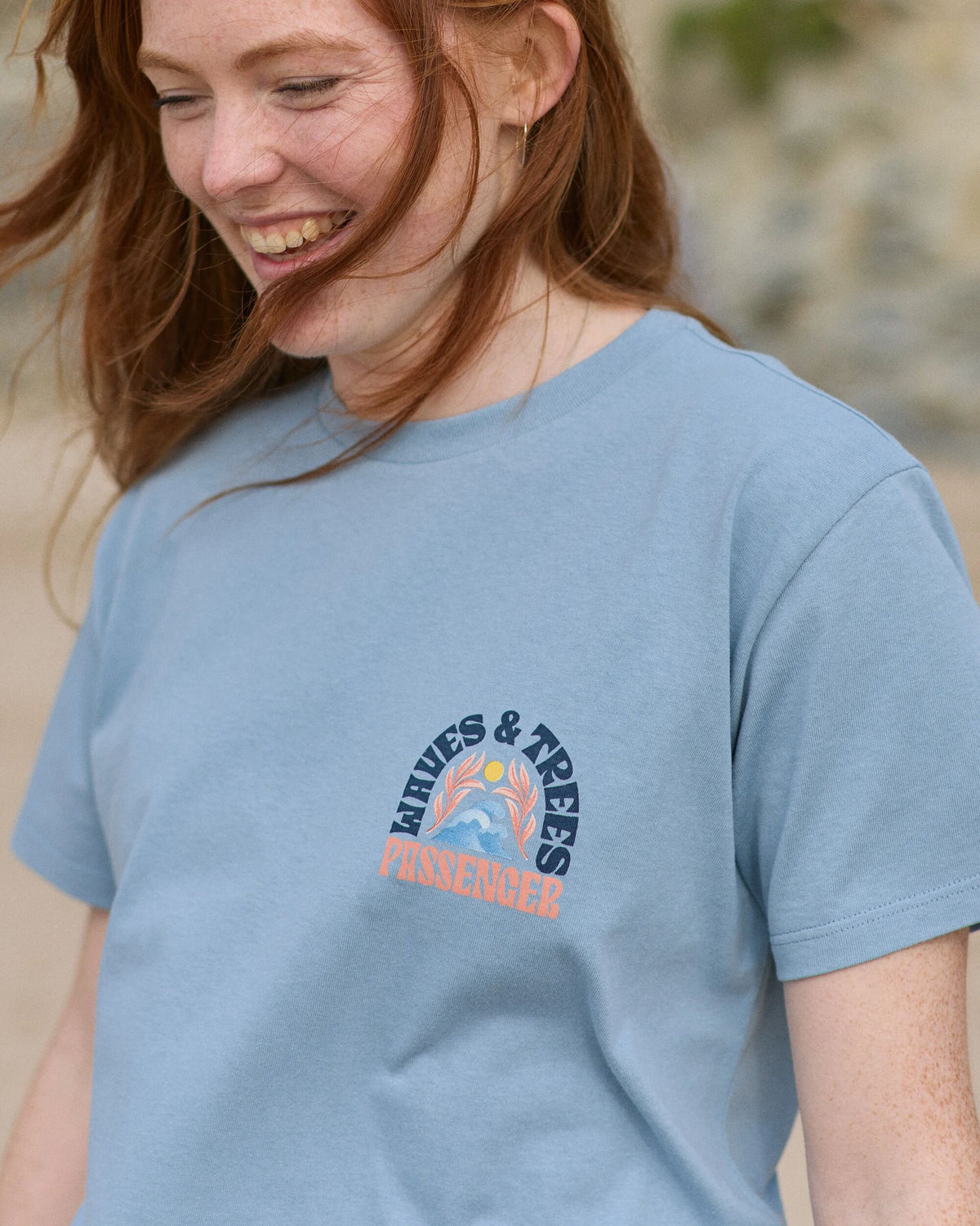 Dawning T-shirt - Faded Denim - Lifestyle