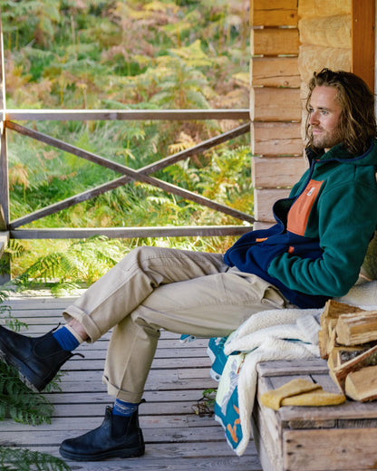 Vantage Cotton Canvas Trouser - Biscuit - Lifestyle