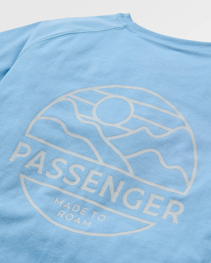 Sedona Drirelease® Active T-Shirt - Faded Denim - Flatlay