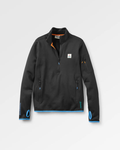 Wintergreen Polartec® Fleece Pullover - Black - Flatlay
