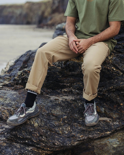 Rif-Raf Cotton Ripstop Trouser - Biscuit - Lifestyle